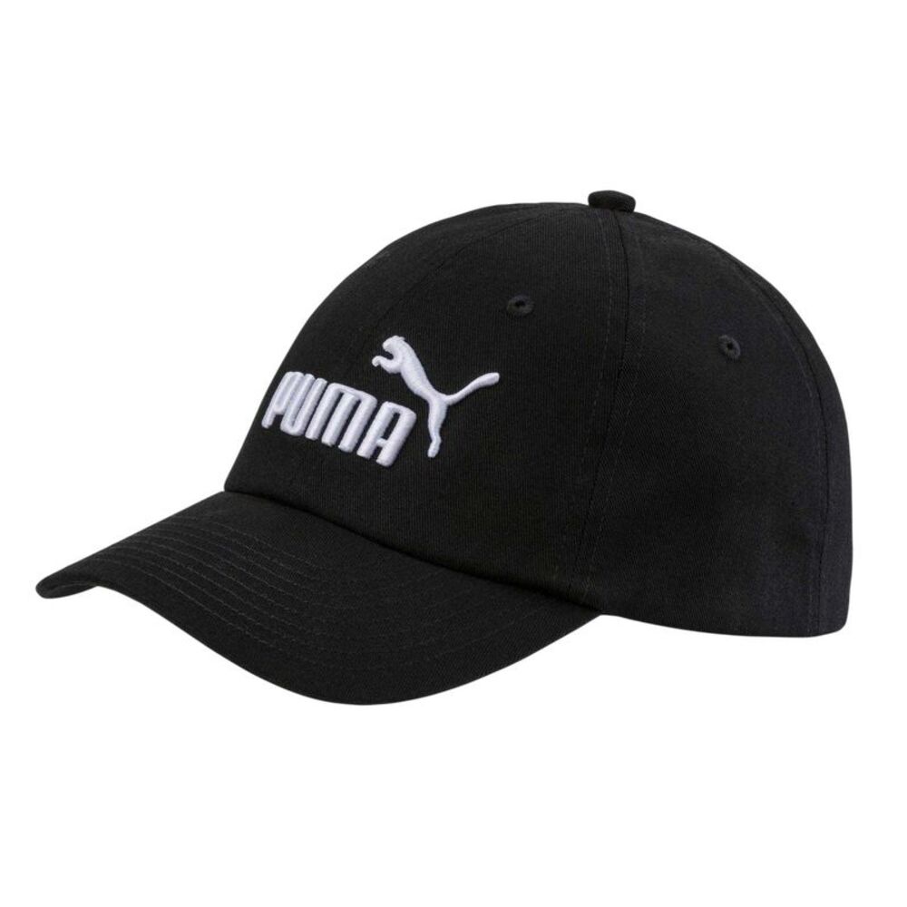 Puma Childrens/Kids Essential Embroidered Logo Baseball Cap / Puma Black
